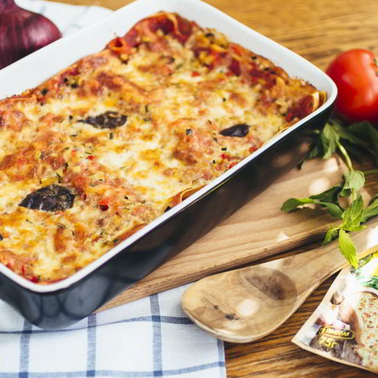 Рецепт овощной лазанья