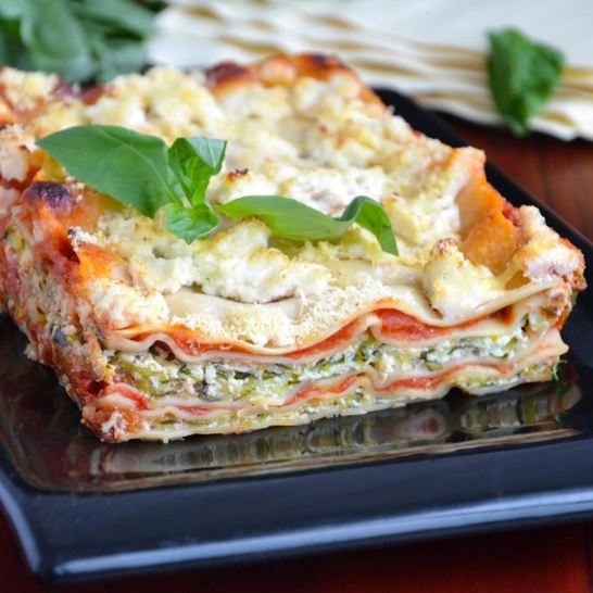 Рецепт вегетарианской лазанья