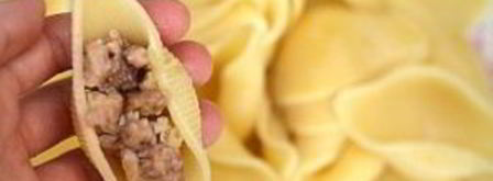 фаршированные конкильони с курицей. Шаг 7