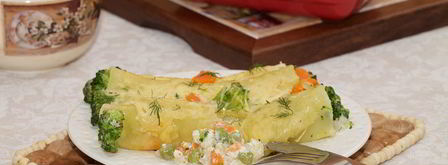 каннеллони с курицей и овощами. Шаг 8