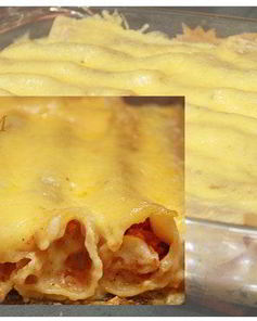 Каннелони с куриным фаршем