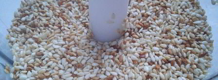 кунжутно-арахисовая паста. Шаг 2