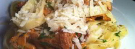 лисички со спагетти по-итальянски. Шаг 5