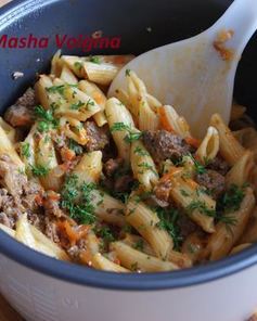 Макароны по-флотски в мультиварке