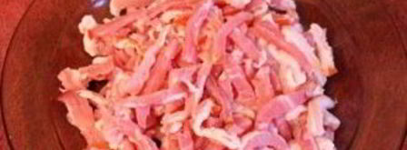 макароны под соусом карбонара. Шаг 2