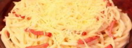 макароны под соусом карбонара. Шаг 9