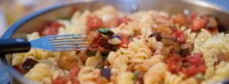 макароны с баклажанами. Шаг 14