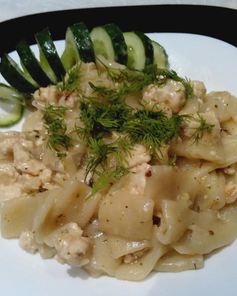 Макароны с фаршем в мультиварке