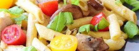 макароны с грибами в сливочном соусе. Шаг 13