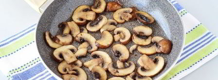 макароны с грибами в сливочном соусе. Шаг 5