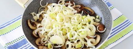 макароны с грибами в сливочном соусе. Шаг 7