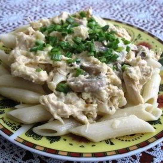 Рецепт макарон с грибным соусом