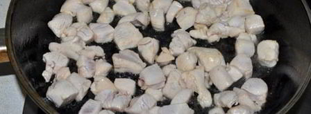 макароны с курицей в сливочно-грибном соусе. Шаг 4