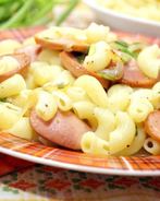 Макароны с сардельками