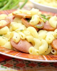Макароны с сардельками