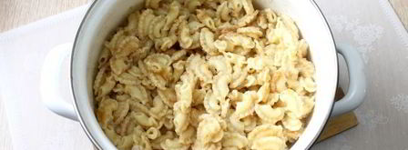 макароны с сыром и хрустящей крошкой. Шаг 7