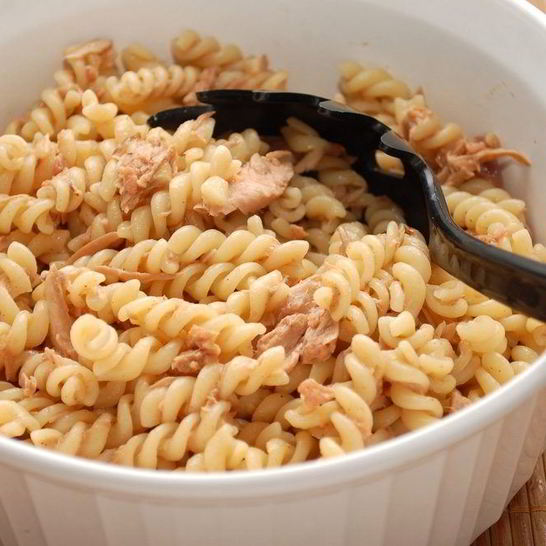 Рецепт макарон с тунцом