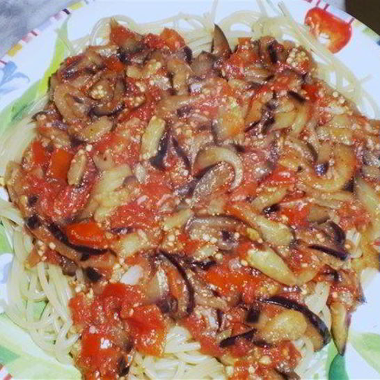 Рецепт пасты с баклажанами