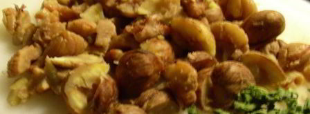 паста с каштанами, грибами и шалфеем. Шаг 2