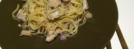 паста с курицей и грибами. Шаг 8