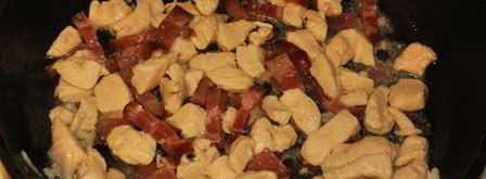 паста с курицей в сливочном соусе. Шаг 3