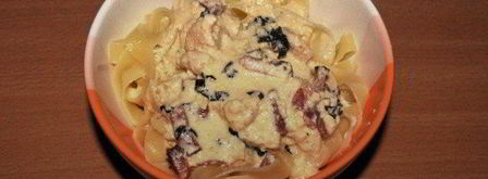 паста с курицей в сливочном соусе. Шаг 8