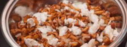 паста с лисичками и курицей. Шаг 3