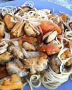 Паста с мидиями