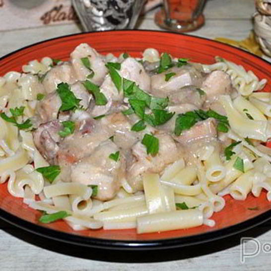 Рецепт пасты с тушеным кроликом