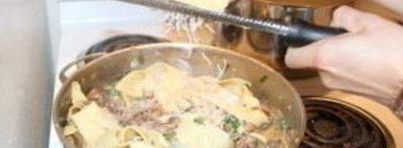 паста сливочная с грибами. Шаг 13