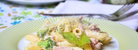 паста в сливочном соусе с брокколи. Шаг 11