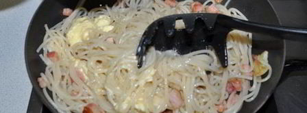 спагетти карбонара. Шаг 5