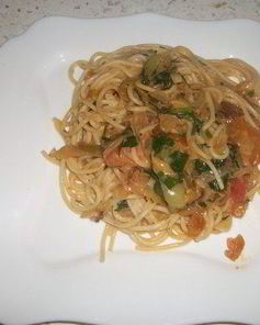 Спагетти Лето с овощами