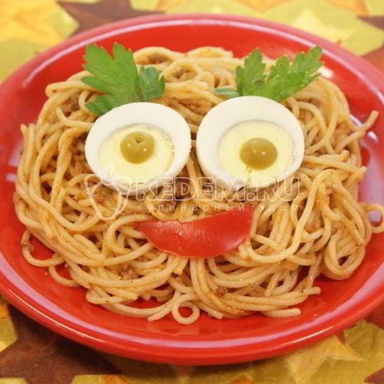 Рецепт спагетти обаятельный взгляд