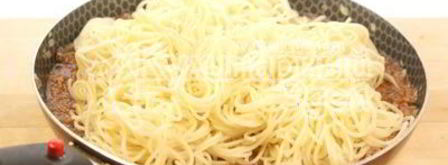 спагетти обаятельный взгляд. Шаг 6