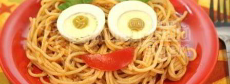 спагетти обаятельный взгляд. Шаг 7