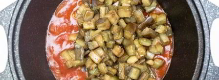 спагетти с баклажанами. Шаг 9