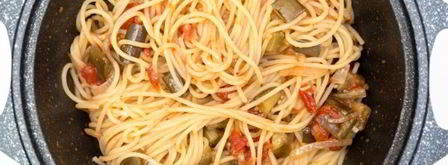 спагетти с баклажанами. Шаг 10