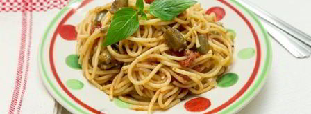 спагетти с баклажанами. Шаг 12