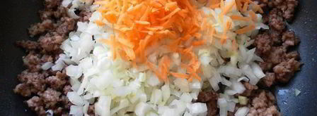 спагетти с фаршем и овощами. Шаг 11