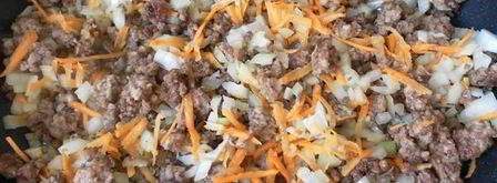 спагетти с фаршем и овощами. Шаг 12