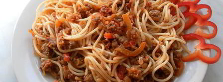 спагетти с фаршем и овощами. Шаг 23