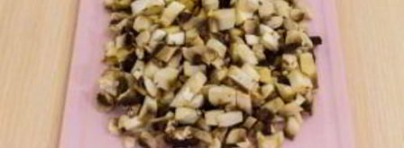 спагетти с грибами и помидорами. Шаг 2