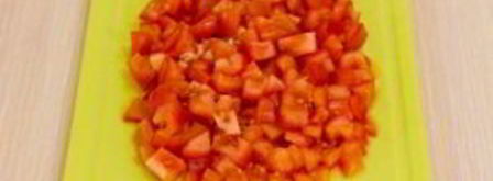 спагетти с грибами и помидорами. Шаг 3