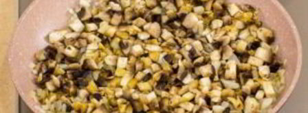 спагетти с грибами и помидорами. Шаг 5