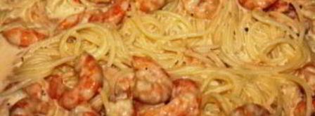 спагетти с креветками. Шаг 7