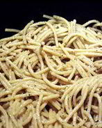 Спагетти с лимоном и базиликом