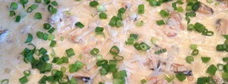 спагетти с морепродуктами в чесночно-сливочном соусе. Шаг 4