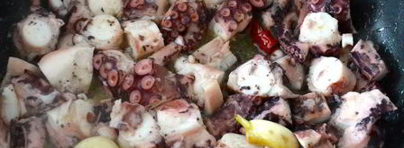 спагетти с осьминогом. Шаг 6