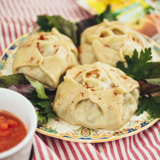 Рецепт мантов с тыквой